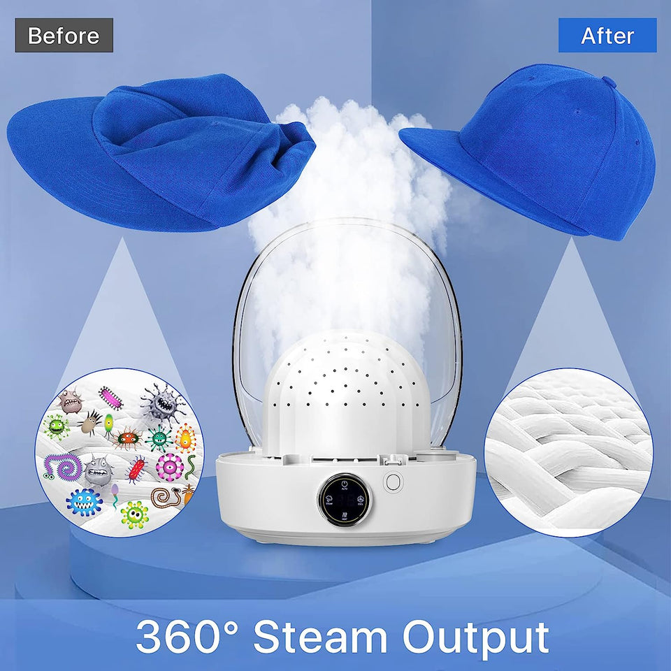 Hat Cleaning&Ironing With Steam Hat Drying With Hot Cold Air